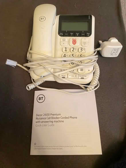 Photo of free BT call blocking phone (KT9 Chessington) #1