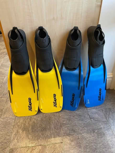 Photo of free Two pairs flippers for snorkelling. (Fenham) #1