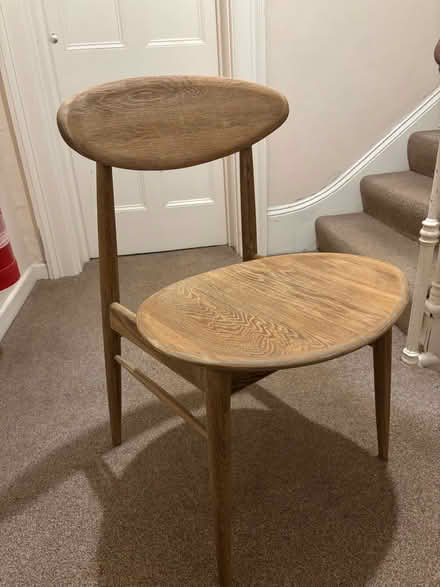 Photo of free One light oak dining chair (Leckhampton GL53) #1