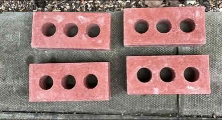 Photo of free 4 Red Perforated Bricks (Beaconsfield HP9) #1