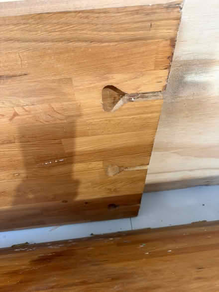 Photo of free 3 heavy solid Oak kitchen tops (Roffey RH12) #2