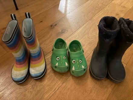 Photo of free Wellies and crocs - UK kids 9/10 (Oxford OX2) #1