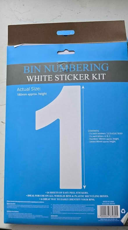 Photo of free Wheelie bin numbers (Broadway, Fleetwood FY7 8HF) #2