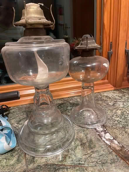 Photo of free Two antique oil lamps (DC side of Warrenton) #1