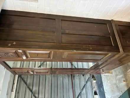 Photo of free Old mahogany wardrobe (March PE15) #2