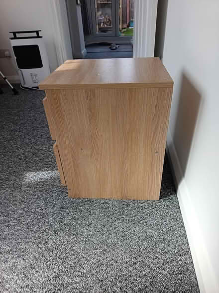Photo of free small bedside table with 2 drawers (Lancing BN15) #3