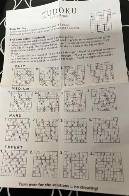 Photo of free Wooden Sudoku (Bedfont) #4