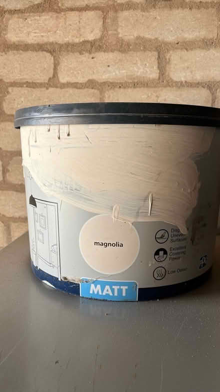 Photo of free 10 litres magnolia paint (Sedgwick) #1