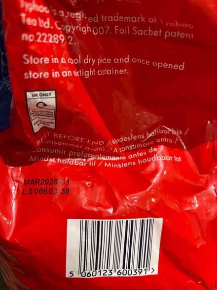 Photo of free Typhoo Tea Bags (Southport PR9) #1