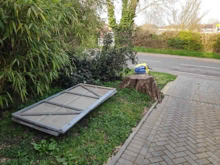 Photo of free Metal garage door for scrap (Yarnton OX5) #2