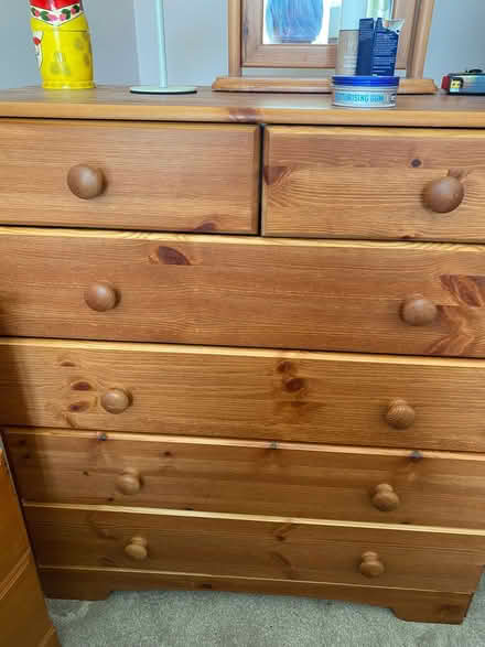 Photo of free Chest drawers (Sudbury CO10) #1
