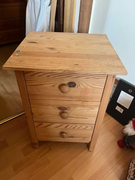 Photo of free Wooden bedside drawers (Drum Brae EH12) #1
