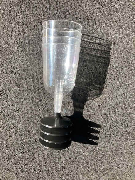 Photo of free Plastic Picnic Wine Glasses (Packsaddle BA11) #1