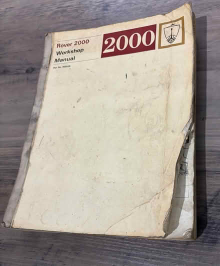 Photo of free Rover 2000 workshop manual (Waterlooville PO7) #1