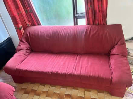 Photo of free Sofa and armchair (Carrickmines) #2