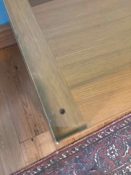 Photo of free Wood and glass coffee table (Upper Wolvercote OX2) #2