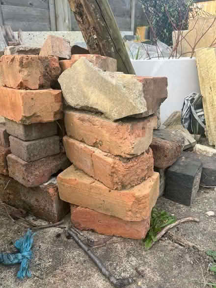 Photo of about 120 reclaimed old house bricks (Cheltenham GL53) #1