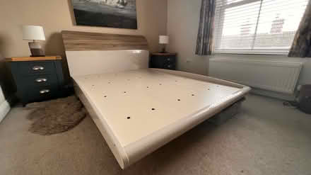 Photo of free King Sized Bed Frame (Malvern WR14 3) #1