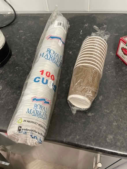 Photo of free Plastic and paper cups (Nw8) #1