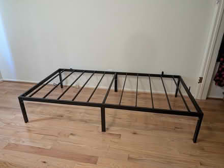 Photo of free twin bed frame (metal) (South Pasadena) #1