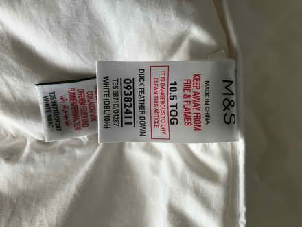 Photo of free M&S Double 4’6” duvet, barely used (Deal CT14) #3