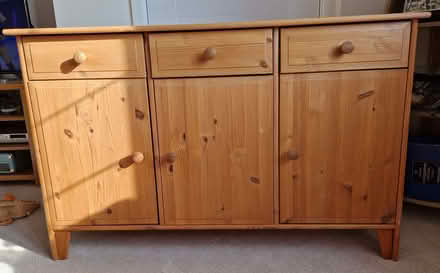 Photo of free 3 Door & 3 Drawer Pine Sideboard (Bracknell Forest RG42) #1