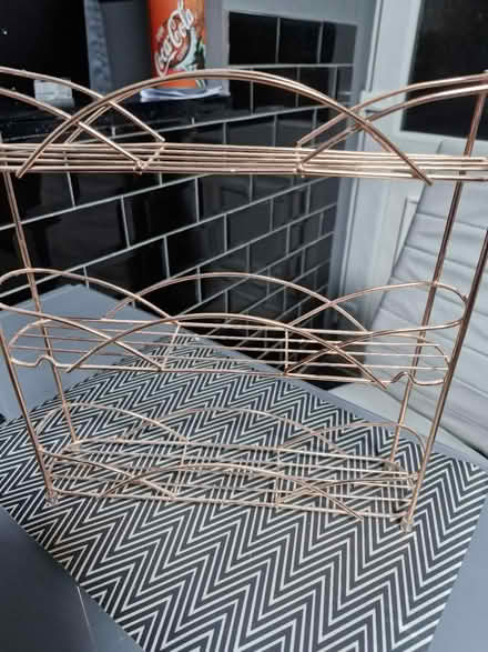 Photo of free Rose gold shelving (Knowsley) #1