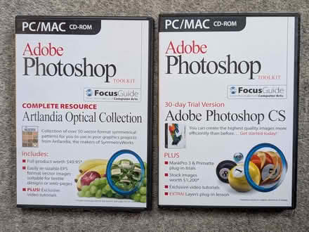 Photo of free Adobe Photoshop CD-Roms x 2 (Downend BS16) #1