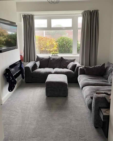 Photo of free Grey Sofa (Isle of Walney LA14) #1