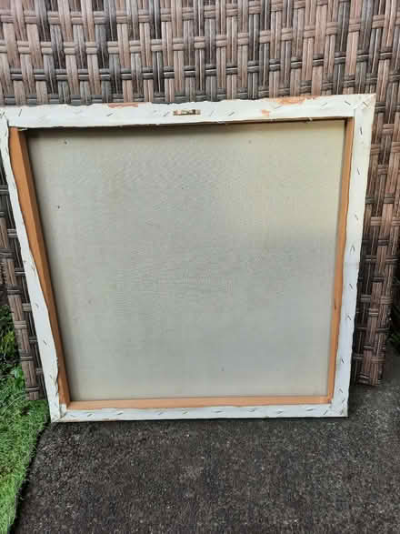 Photo of free 24" square canvas painting - could be sanded and reused? (Stanley Gate L39) #2