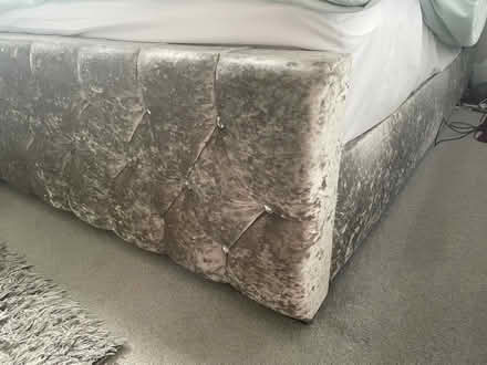 Photo of free velvet crushed double bed mattress (Rainham RM13) #2