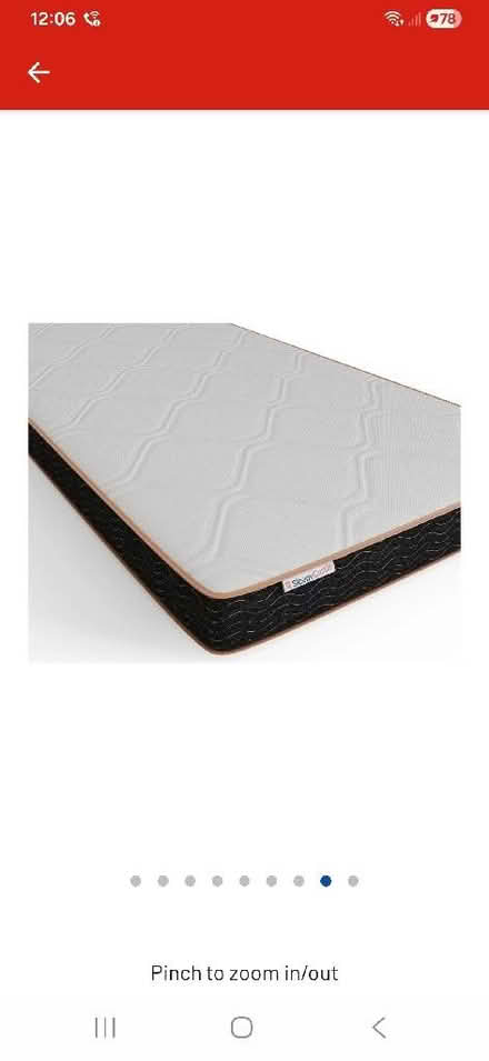 Photo of Single mattress (Shirebrook Park SK13) #1