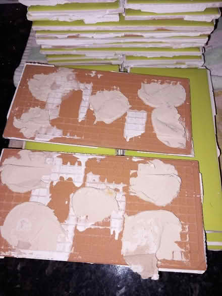 Photo of free 80 x Apple/lime green metro tiles, 10cm x 20cm each (Shirley SO15) #4