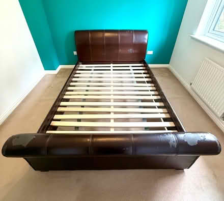 Photo of free King Size Sleigh Bed (Denby DE5) #3