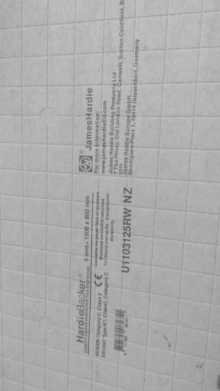 Photo of free Tile backer board - many uses (SW11 5) #2