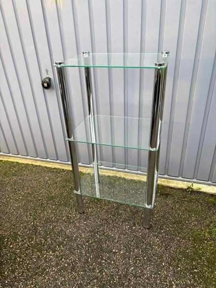 Photo of free Glass 3 shelf side table (Handsworth S13) #1