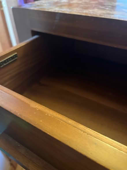Photo of free 2 solid dark wood Zocalo bedside tables (Drum Brae EH12) #3