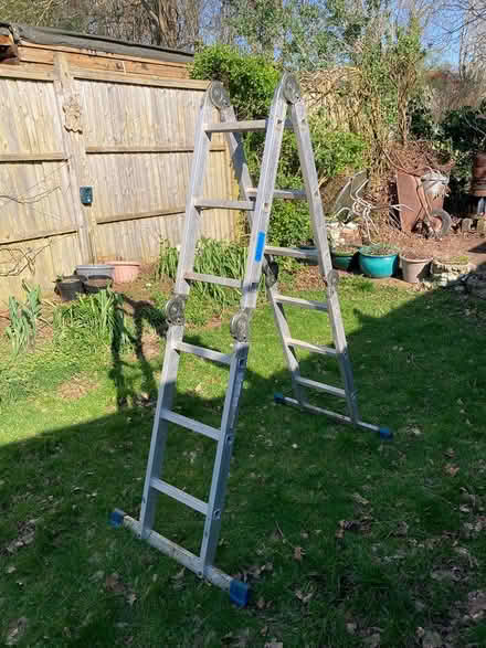 Photo of free Folding Ladder Max Length 3.6 mtrs (Burgess Hill Chanctonbury) #1