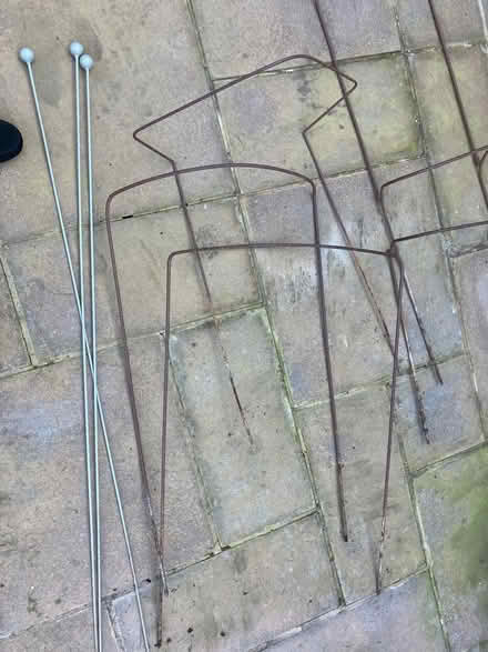 Photo of free Multiple rusted Garden Supports (Basildon SS14) #1