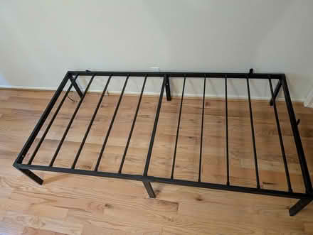 Photo of free twin bed frame (metal) (South Pasadena) #3