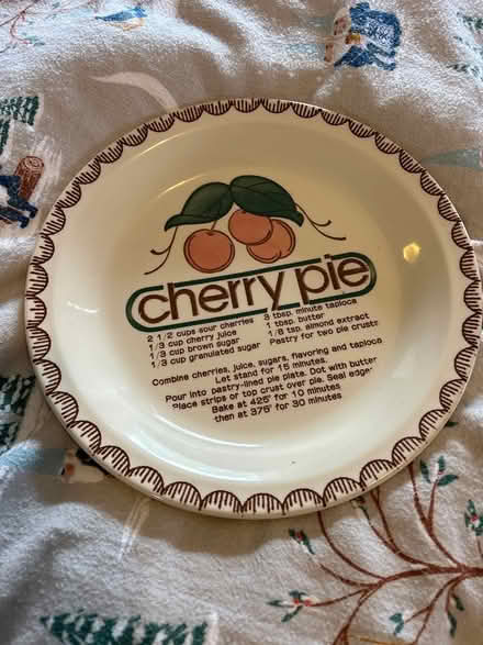 Photo of free Pie plate (Lexington Center) #1