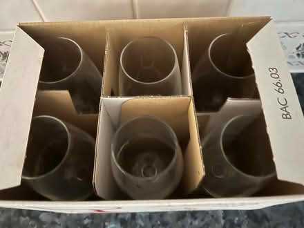 Photo of free 9 wine glasses (Barkham RG41) #2