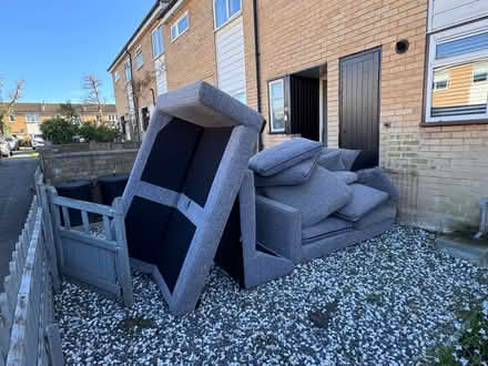 Photo of free Grey dfs corner sofa (Chislehurst) #2