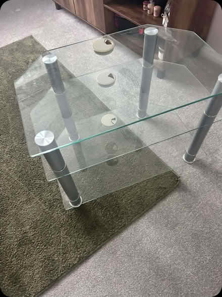 Photo of free Glass TV unit (Northway GL20) #1