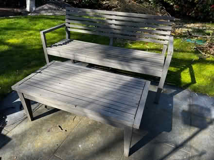 Photo of free Bench and table (Melbourn SG8) #1