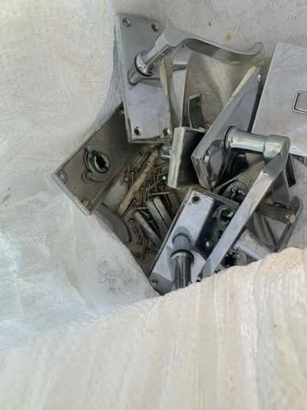 Photo of free Silver door hands (BR1 (Downham)) #3