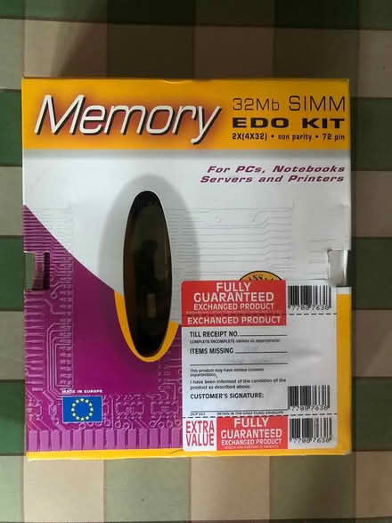 Photo of free Vintage PC memory (Liphook GU30) #1