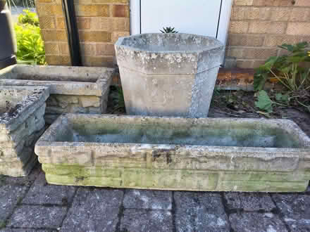 Photo of free Concrete troughs / pot / planters (Brooke NR15) #3