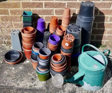 Photo of free Small plastic flower pots (Freshford) #1