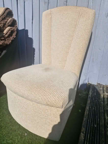 Photo of free 2 x 2 seater grey sofas 1 cream Sofa, dressing table chair (Battlers Green WD7) #4